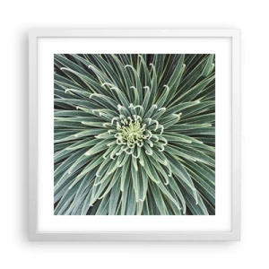 Plakát v bílém rámu - Zrození hvězdy - 40x40 cm