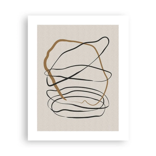 Plakát - Kompozice – tanec ve smyčce - 40x50 cm