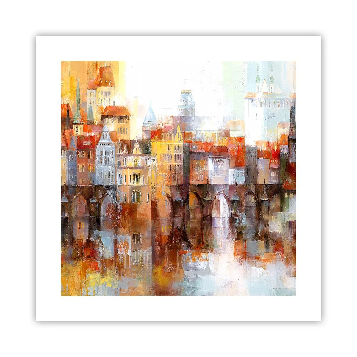 Plakát - Pod mostem je taky krásně - 40x40 cm