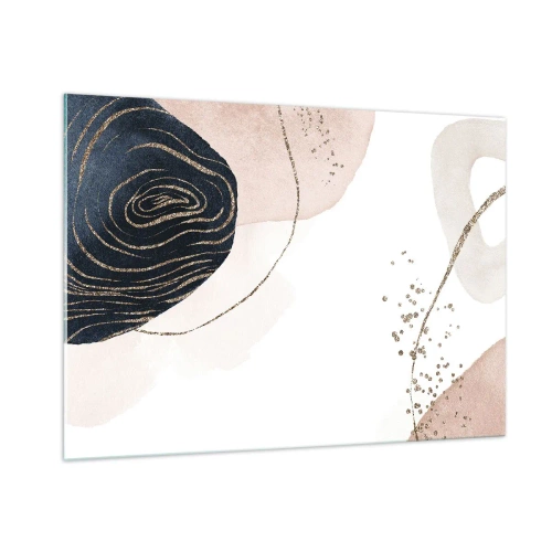 Obraz na skle - Vše plyne - 100x70 cm