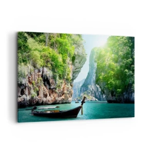 Obraz na plátně - Pozvánka na exotickou cestu - 120x80 cm