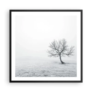 Plakát v černém rámu - Proti nicotě - 60x60 cm