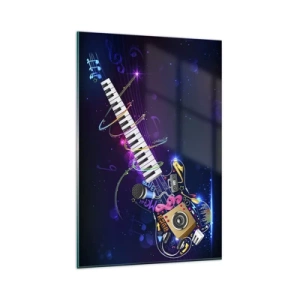 Obraz na skle - A všechno hraje - 80x120 cm