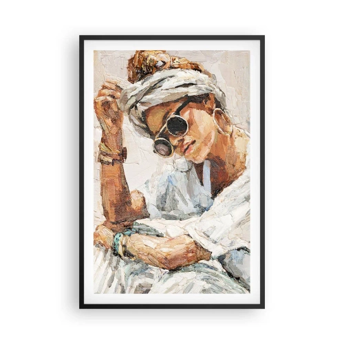 Plakát v černém rámu - Portrét v plném slunci - 61x91 cm