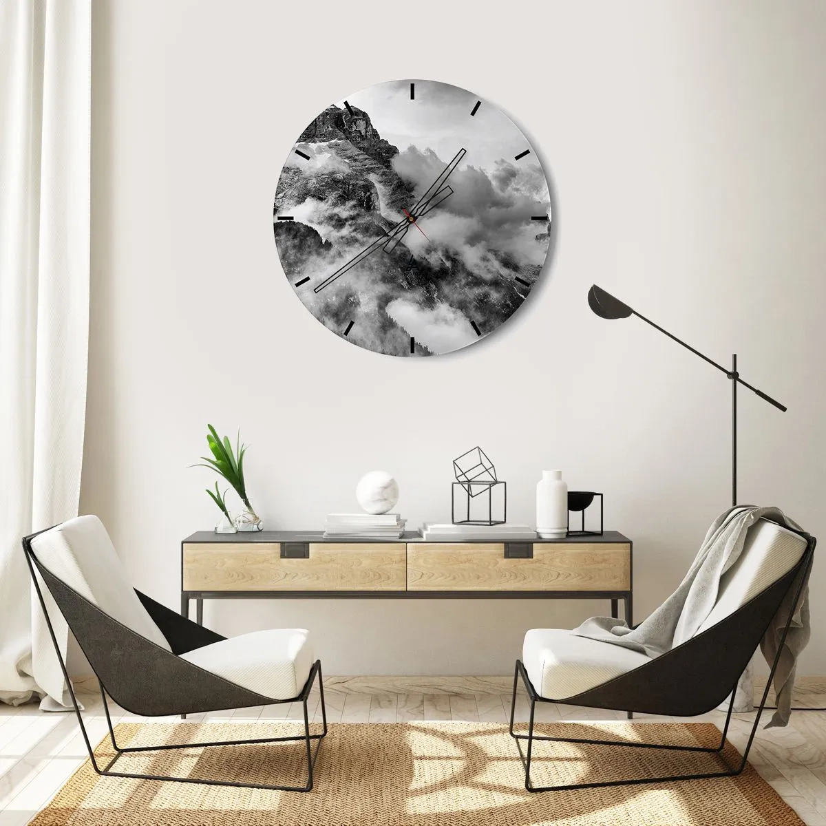 Nástěnné hodiny - Krásné a kruté - 30x30 cm