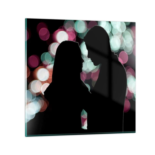 Obraz na skle - Ano! - 40x40 cm