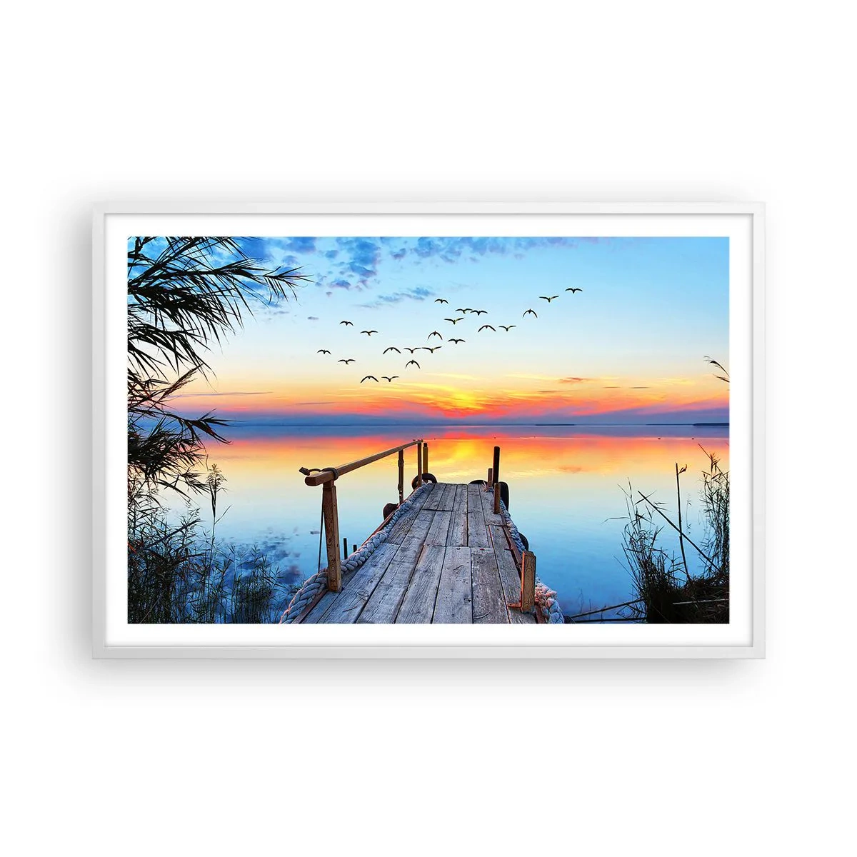 Plakát v bílém rámu - Je čas vrátit se… - 91x61 cm