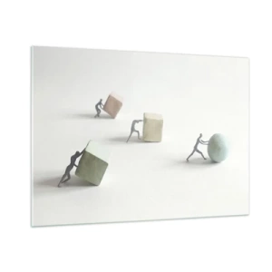 Obraz na skle - Život samotný - 100x70 cm