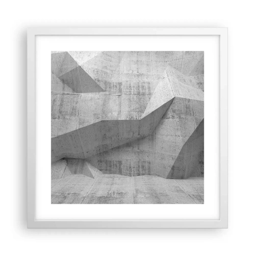 Plakát v bílém rámu - Skutečná výzva - 40x40 cm