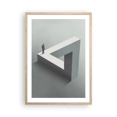 Plakát v rámu světlý dub - A přece je to možné - 50x70 cm