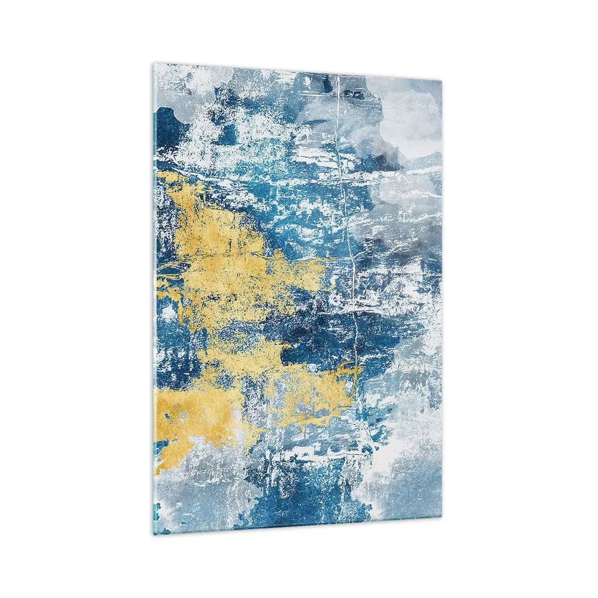 Obraz na skle - Abstrakce s dobrou náladou - 70x100 cm