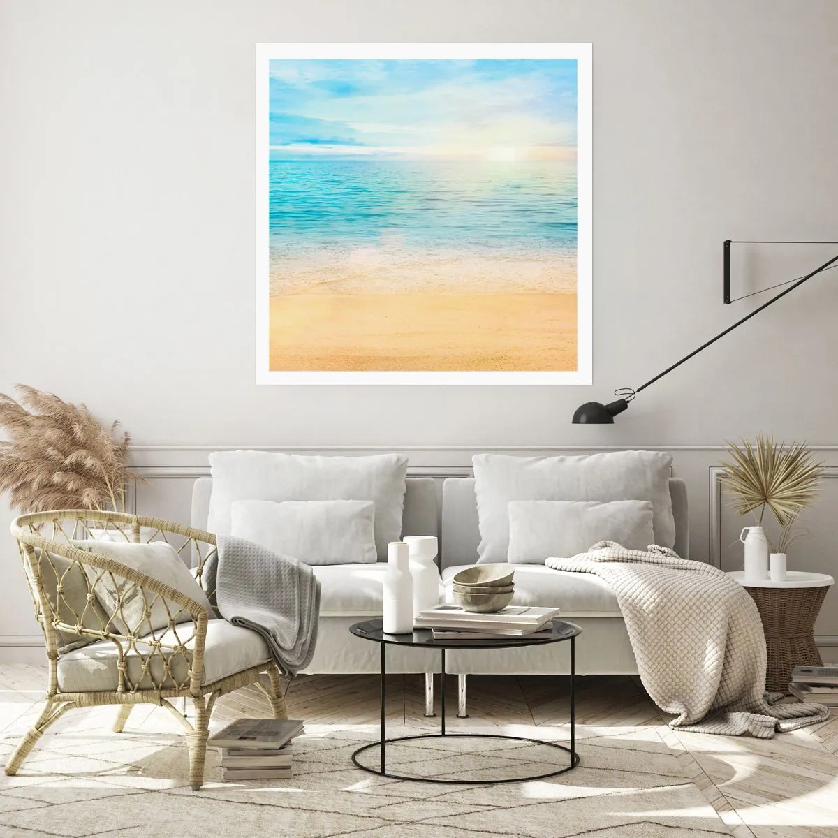 Plakát - Velká modř - 60x60 cm