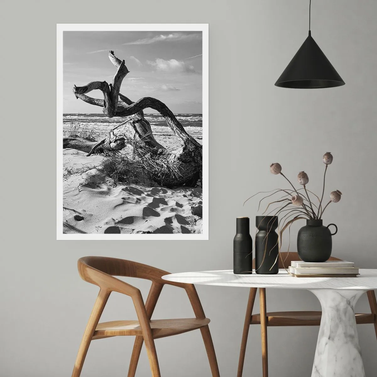 Plakát - Mořská socha - 50x70 cm