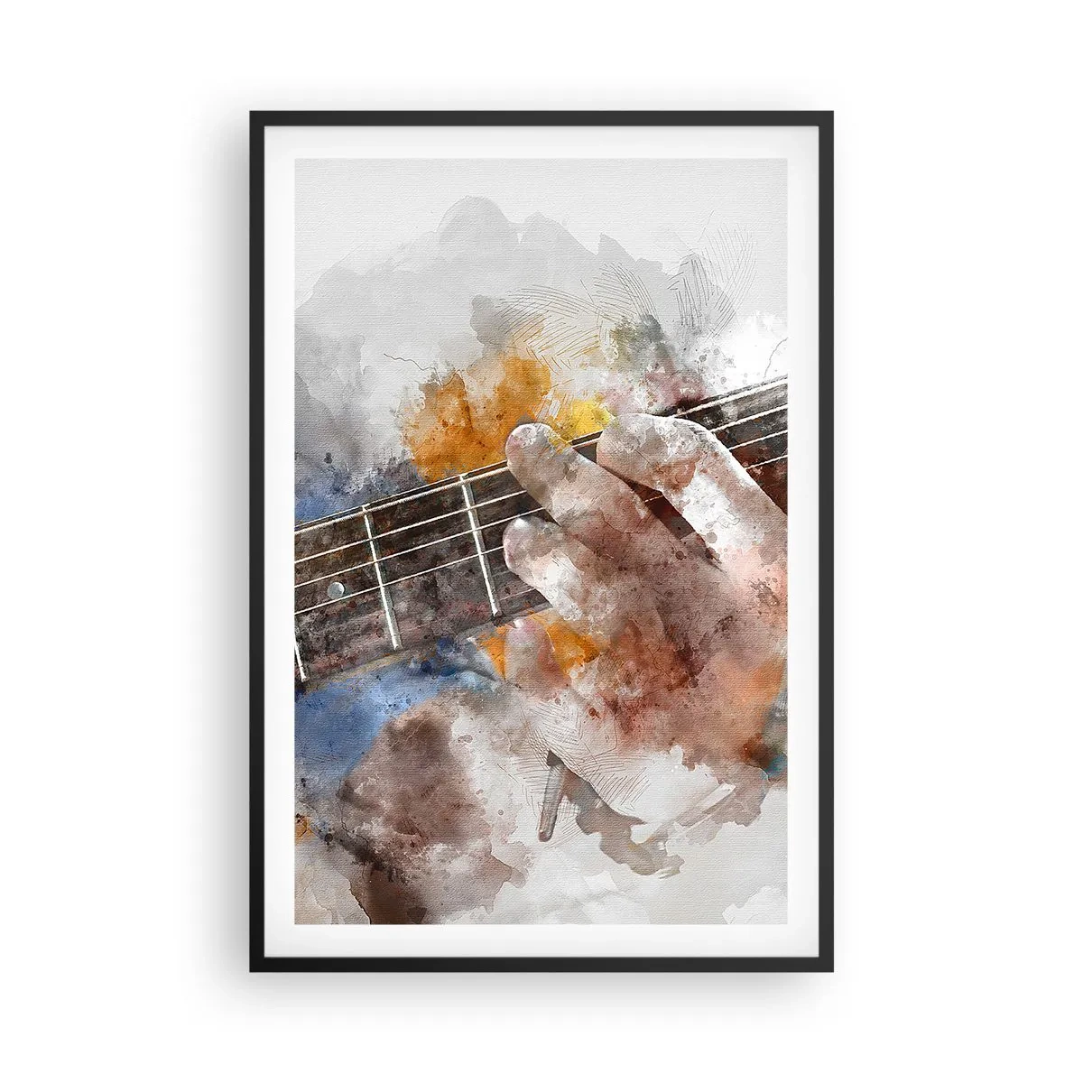 Plakát v černém rámu - Poezie mezi strunami - 61x91 cm