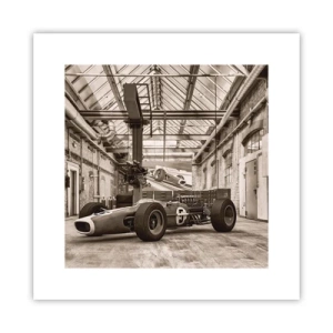 Plakát - Odpočinek vítěze - 30x30 cm