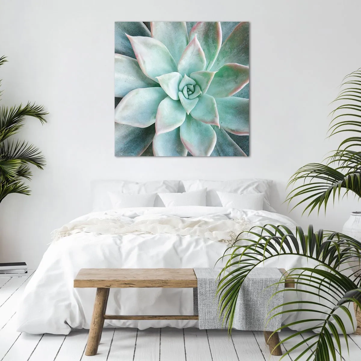 Obraz na plátně - Srdce pouště - 60x60 cm