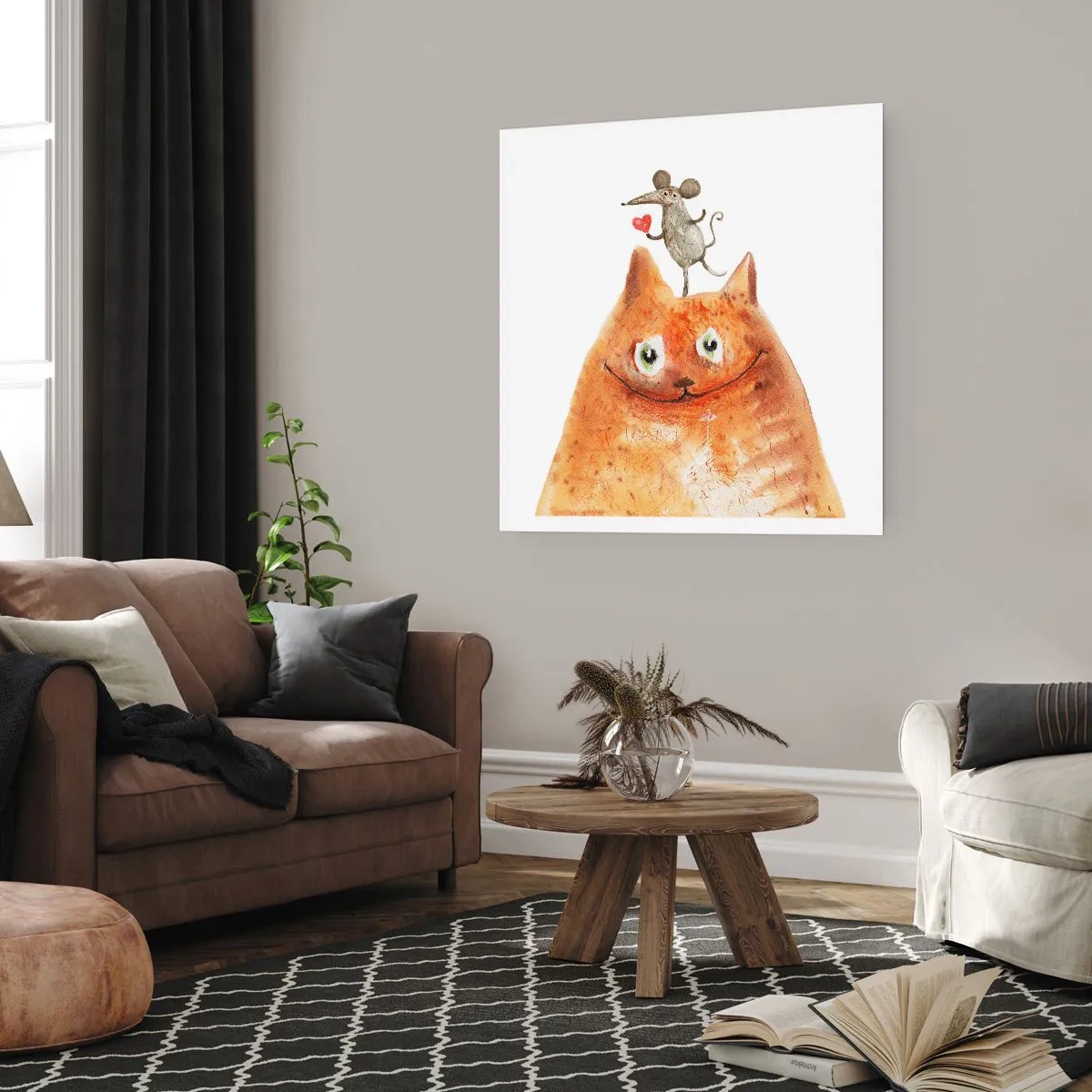 Plakát - Paradoxy lásky - 50x50 cm