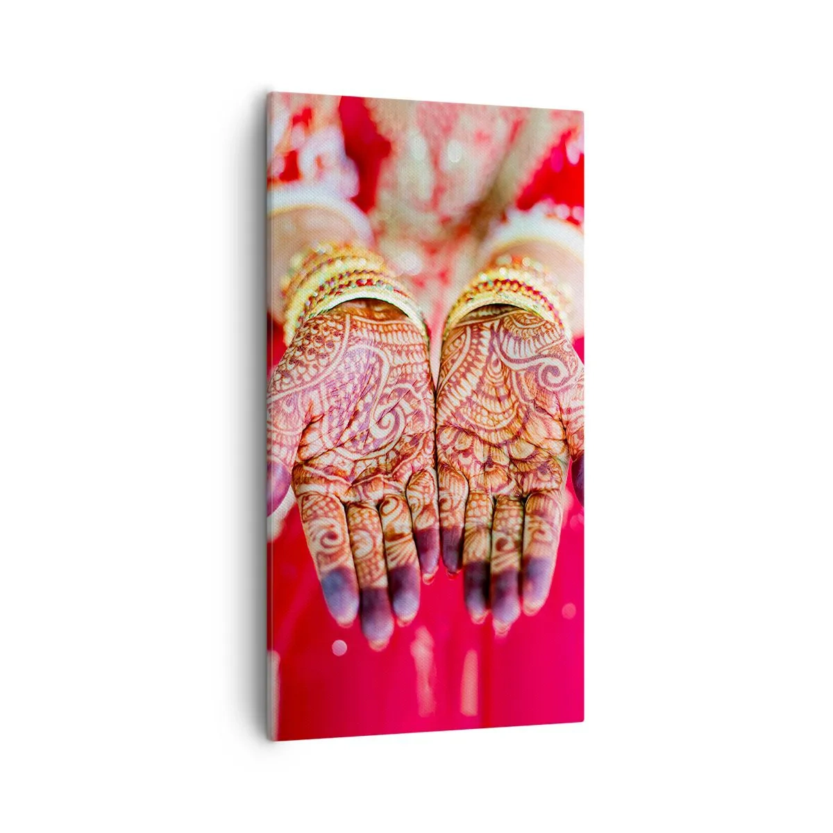 Obraz na plátně - Připravená chytit štěstí - 55x100 cm