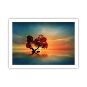 Plakát - Voda a ticho vesmíru - 70x50 cm