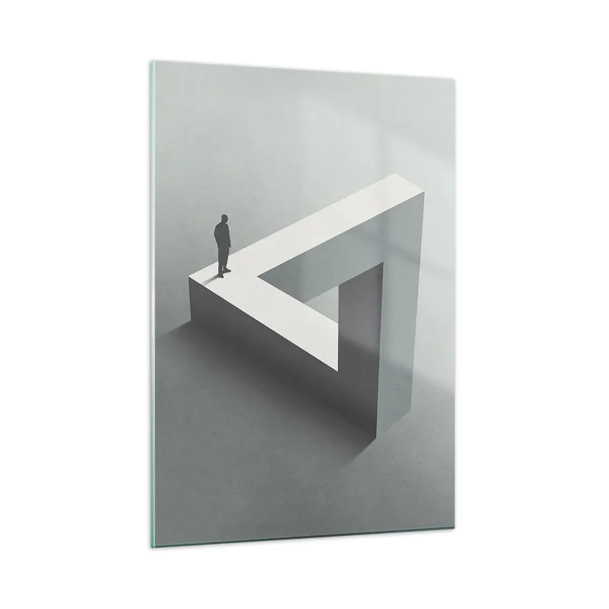 Obraz na skle - A přece je to možné - 50x70 cm