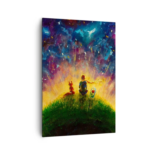 Obraz na plátně - Láska a přátelství - celý svět - 70x100 cm
