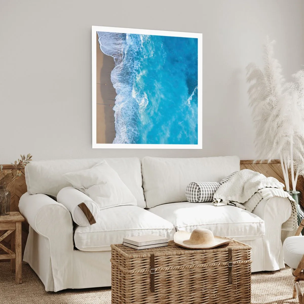 Plakát - Síla modři - 60x60 cm