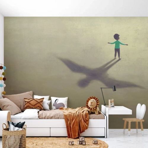 Fototapeta na míru Premium Canvas - Hrdina budoucnosti - Abstrakce, Fantazie, Kus