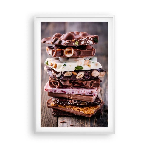 Plakát v bílém rámu - Rozkošná perspektiva - 61x91 cm