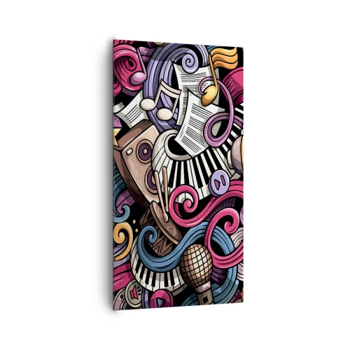 Obraz na plátně - Komplikovaná melodie - 65x120 cm