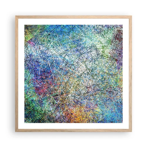 Plakát v rámu světlý dub - To není tak jednoduché - 60x60 cm