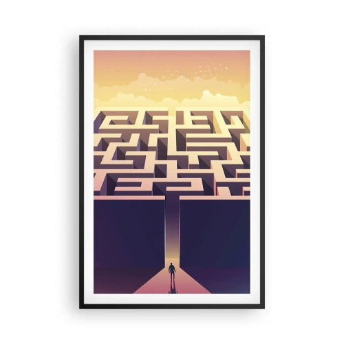 Plakát v černém rámu - Čas rozhodnutí - 61x91 cm