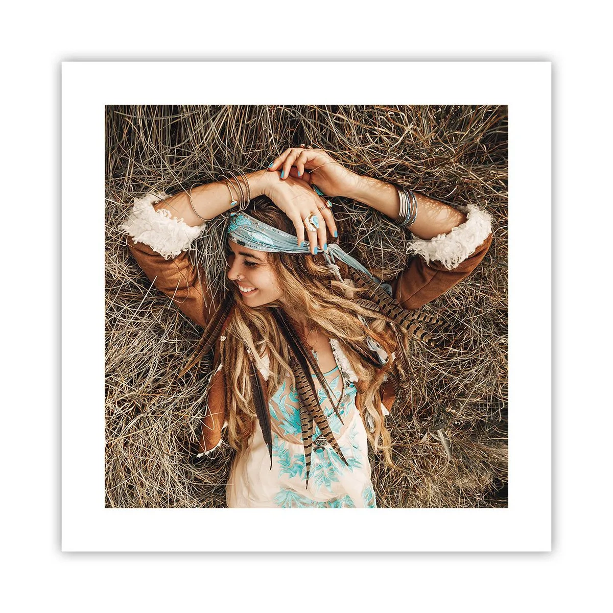 Plakát - Na cestě do léta lásky - 40x40 cm