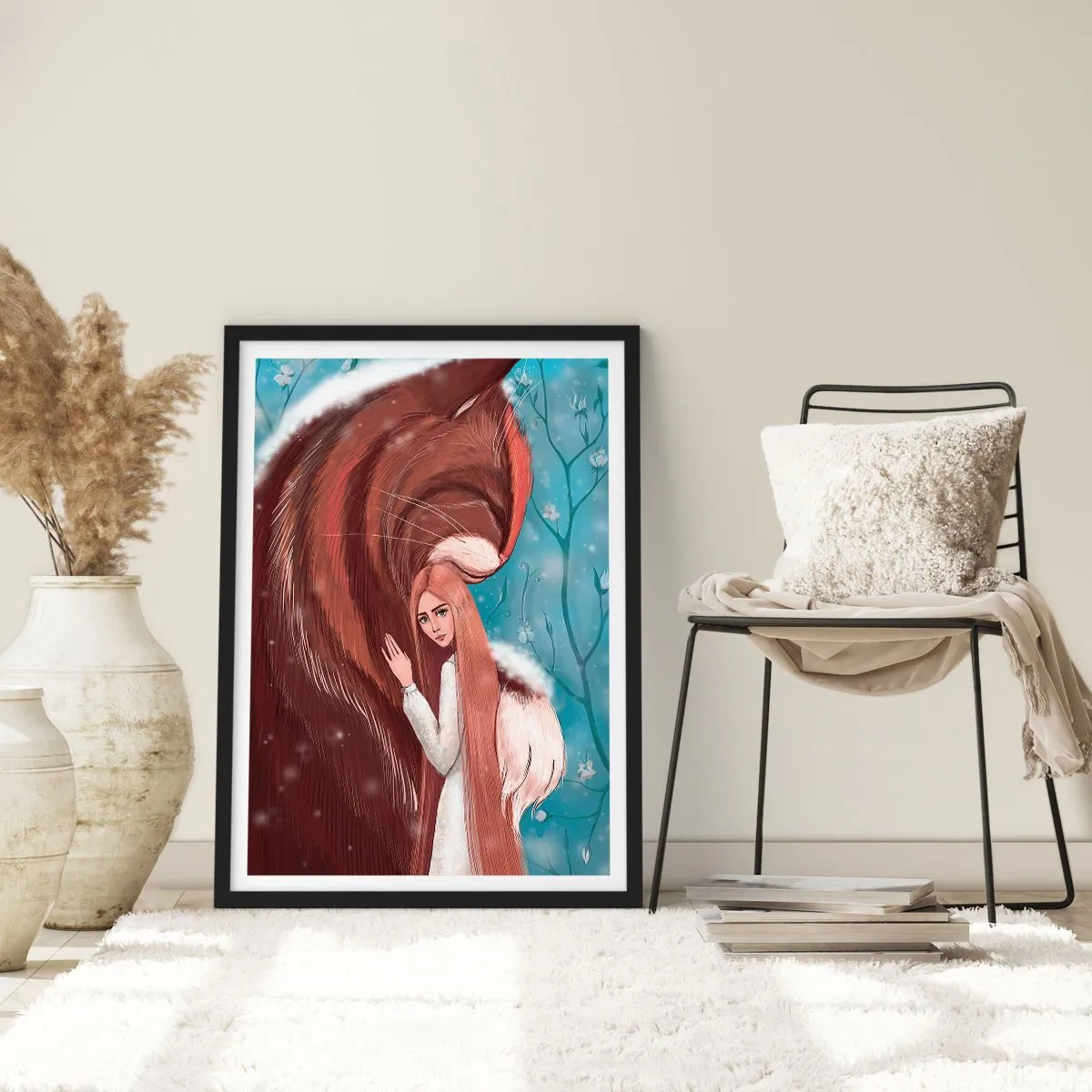 Plakát v černém rámu - Vítej v pohádce - 61x91 cm