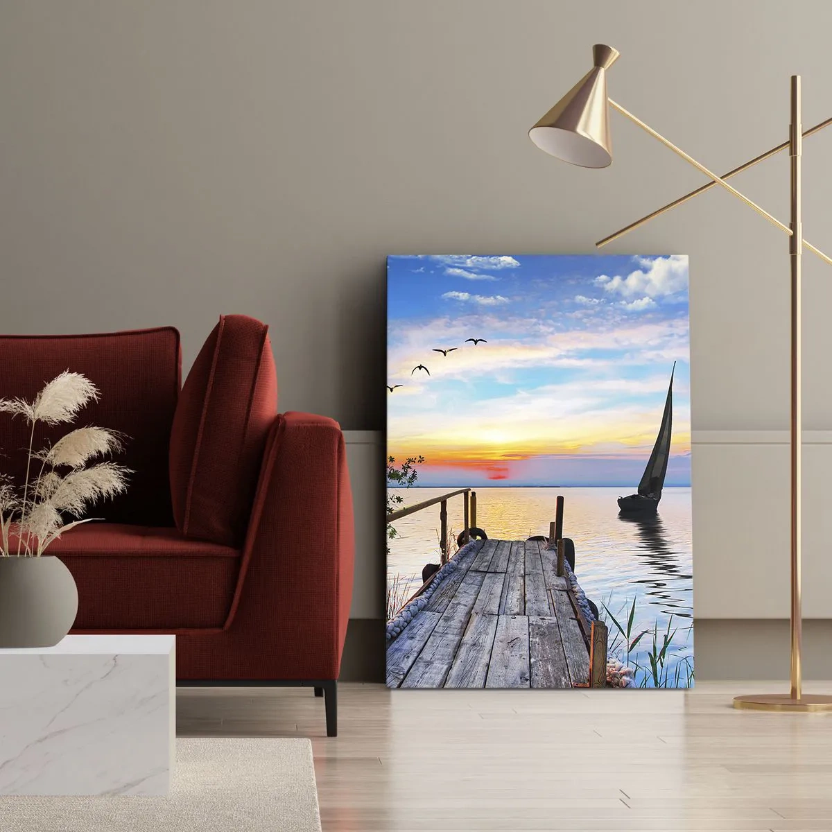 Obraz na plátně - Dobrý večer - 65x120 cm