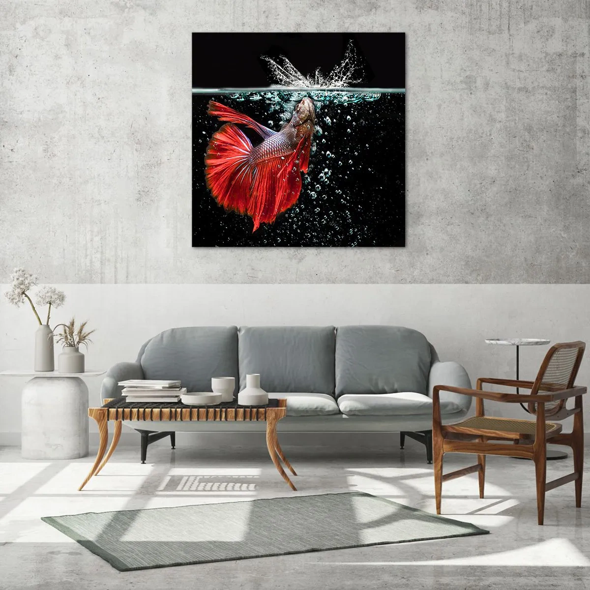 Obraz na skle - Máš tři přání - 70x70 cm