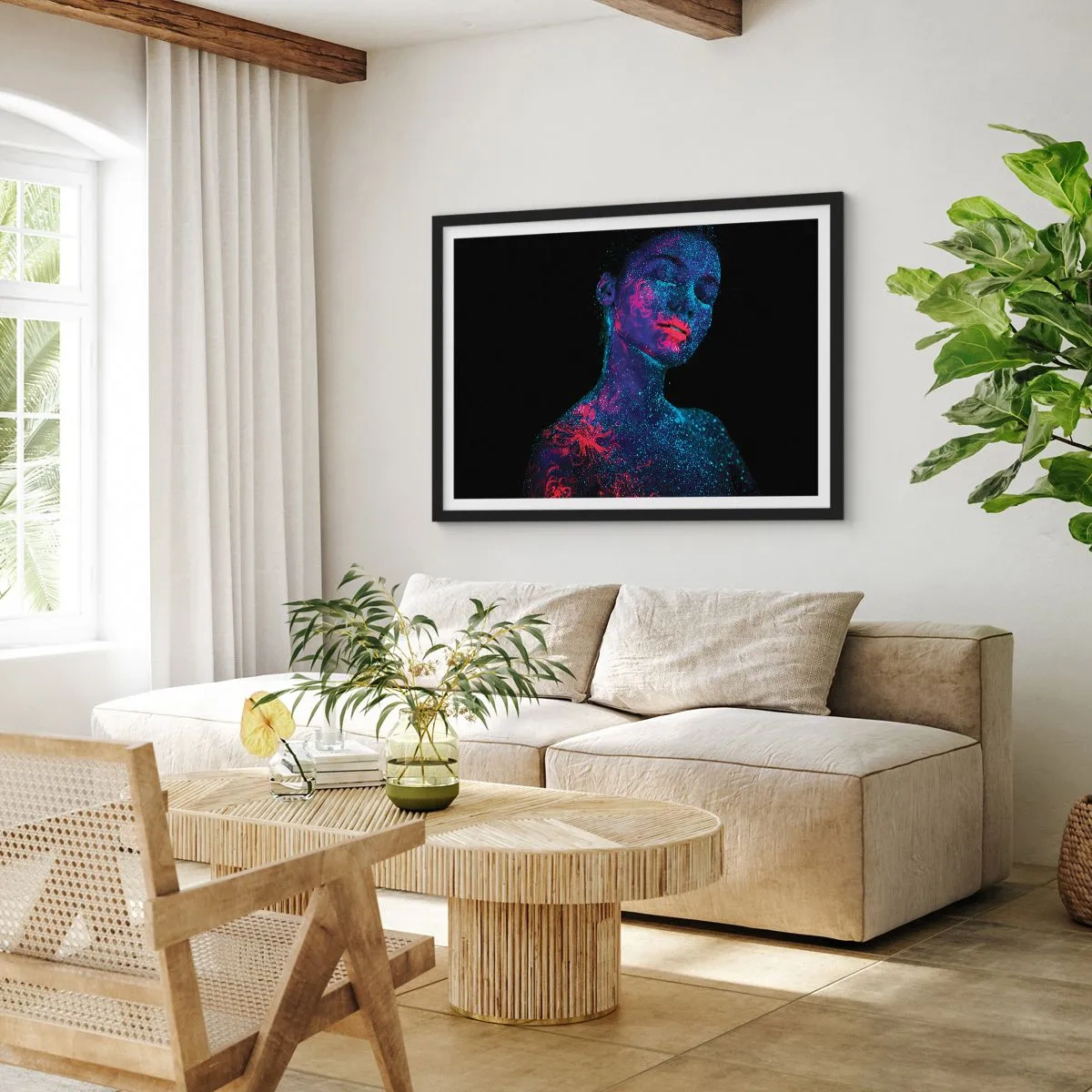 Plakát v černém rámu - V hvězdném prachu - 91x61 cm