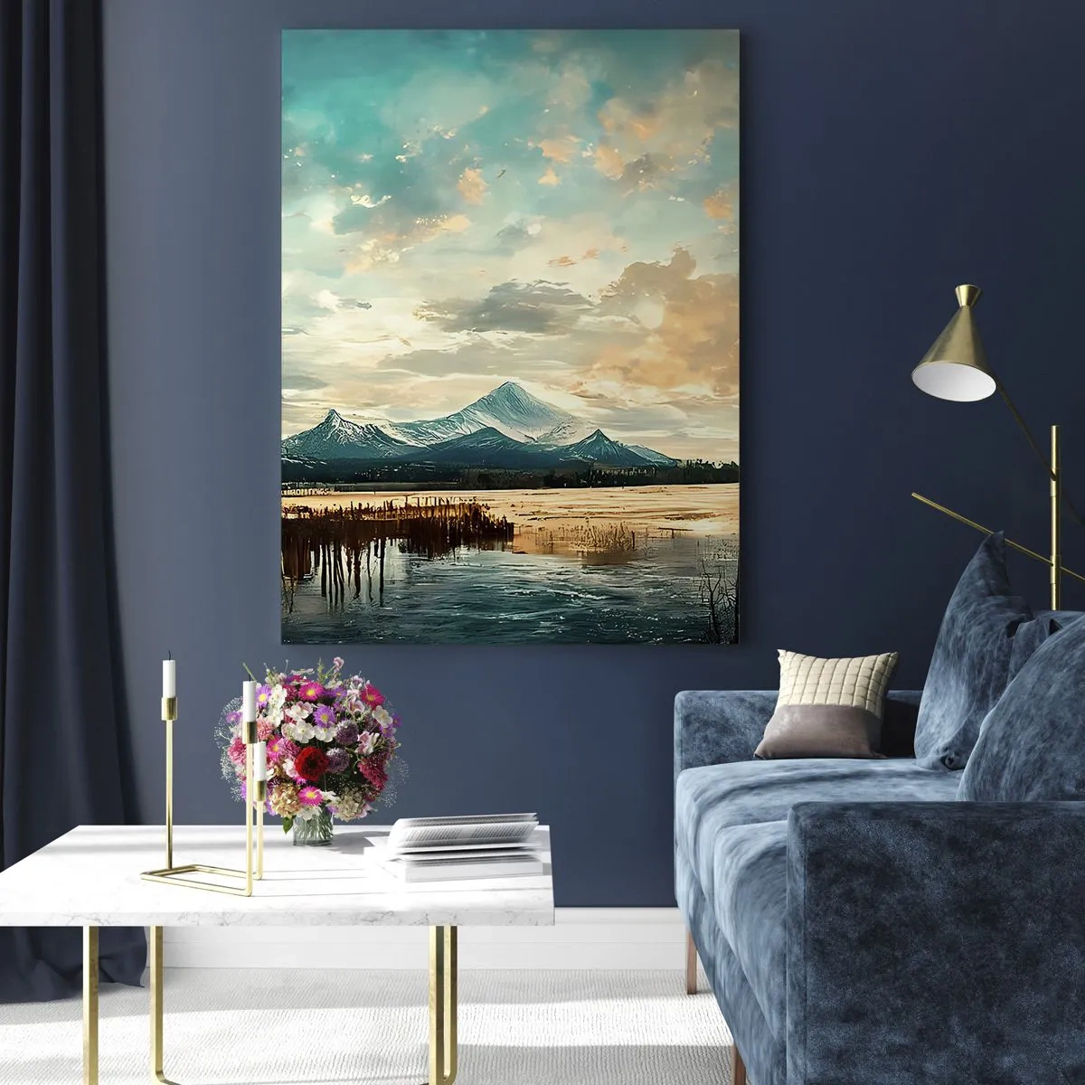 Obraz na skle - Pod ochranou nebe - 50x70 cm