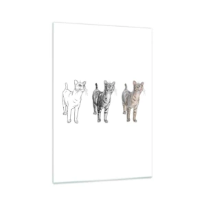 Obraz na skle - Hodina kreslení - 70x100 cm