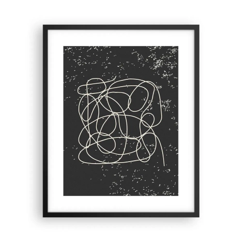 Plakát v černém rámu - Toulání myslí - 40x50 cm