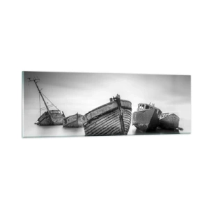 Obraz na skle - Teď už jen vzpomínky… - 90x30 cm