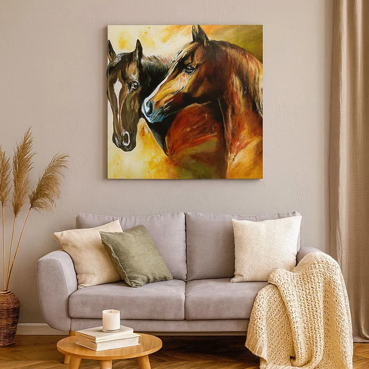 Obraz na plátně - Dvakrát více půvabu - 30x30 cm