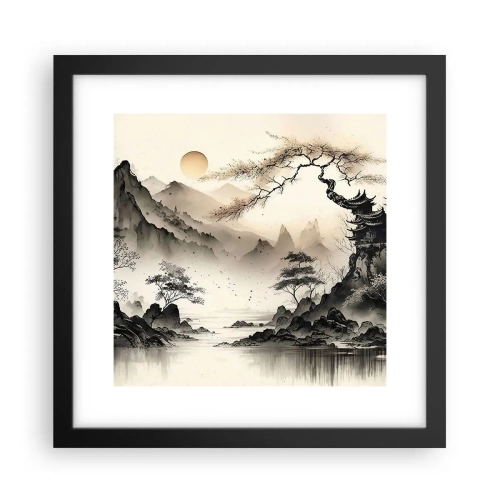 Plakát v černém rámu - Jedinečné kouzlo orientu - 30x30 cm