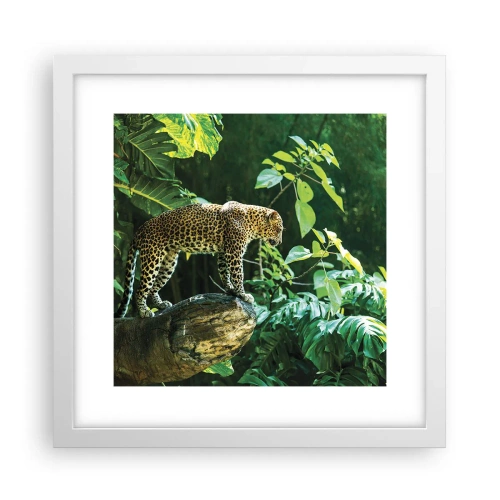 Plakát v bílém rámu - Na lov? - 30x30 cm