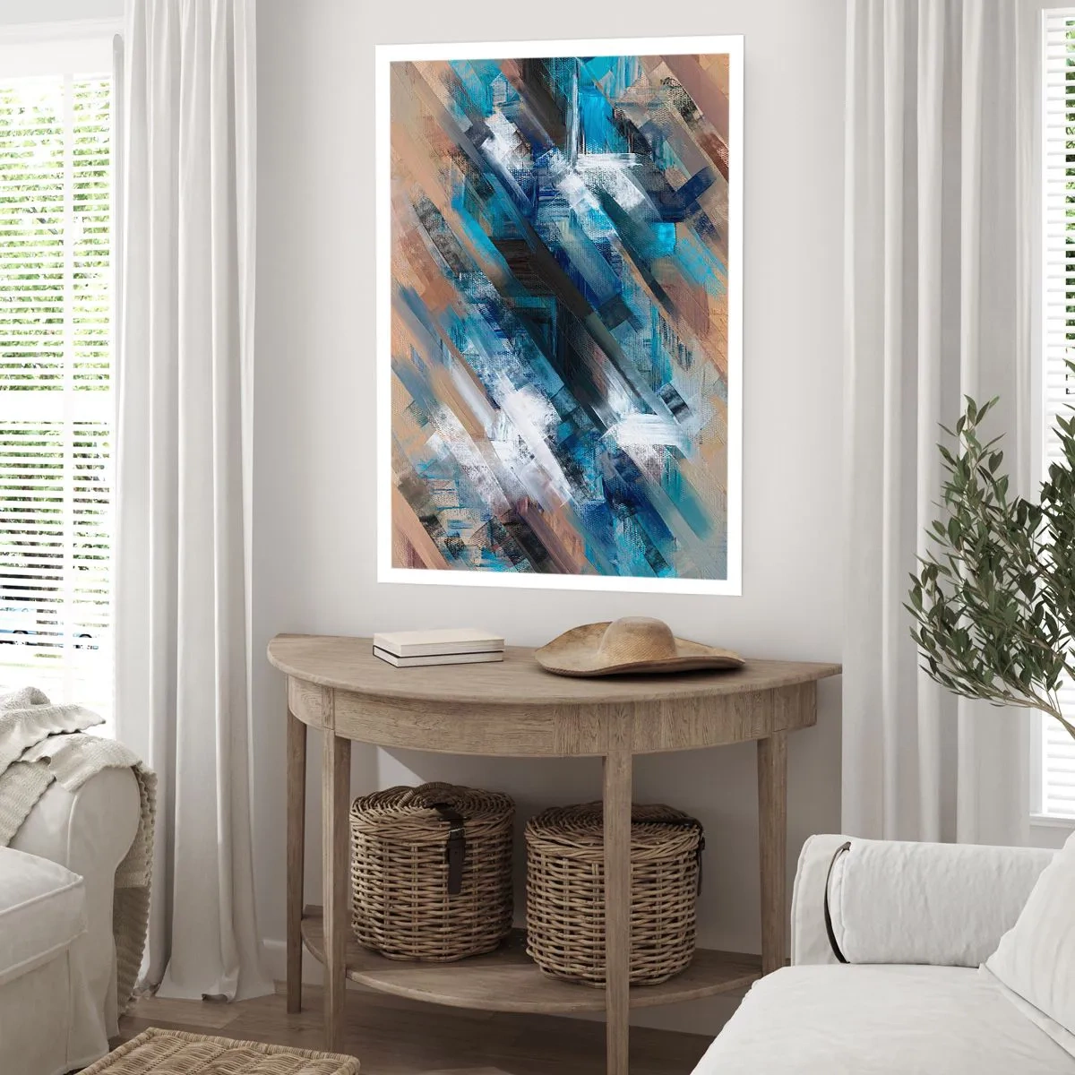 Plakát - Na modrém úkosu - 70x100 cm