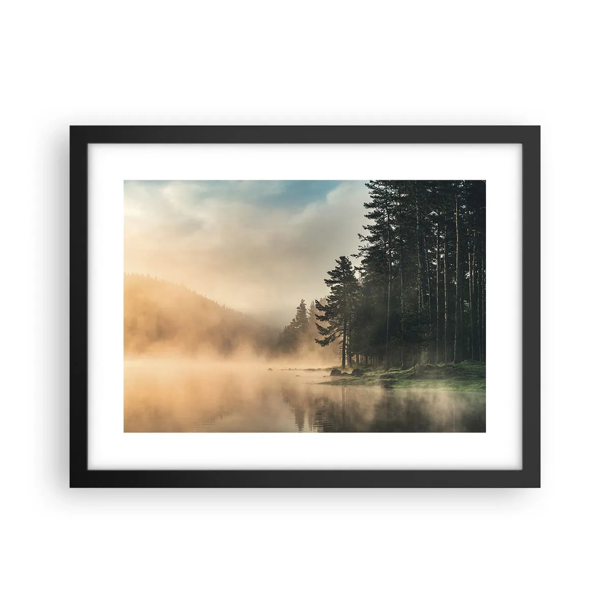 Plakát v černém rámu - Zrození dne - 40x30 cm