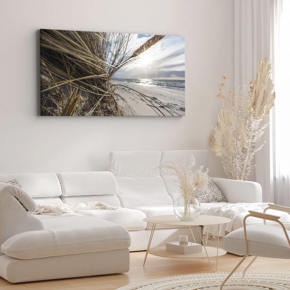 Obraz na plátně - Setkání živlů - 100x40 cm