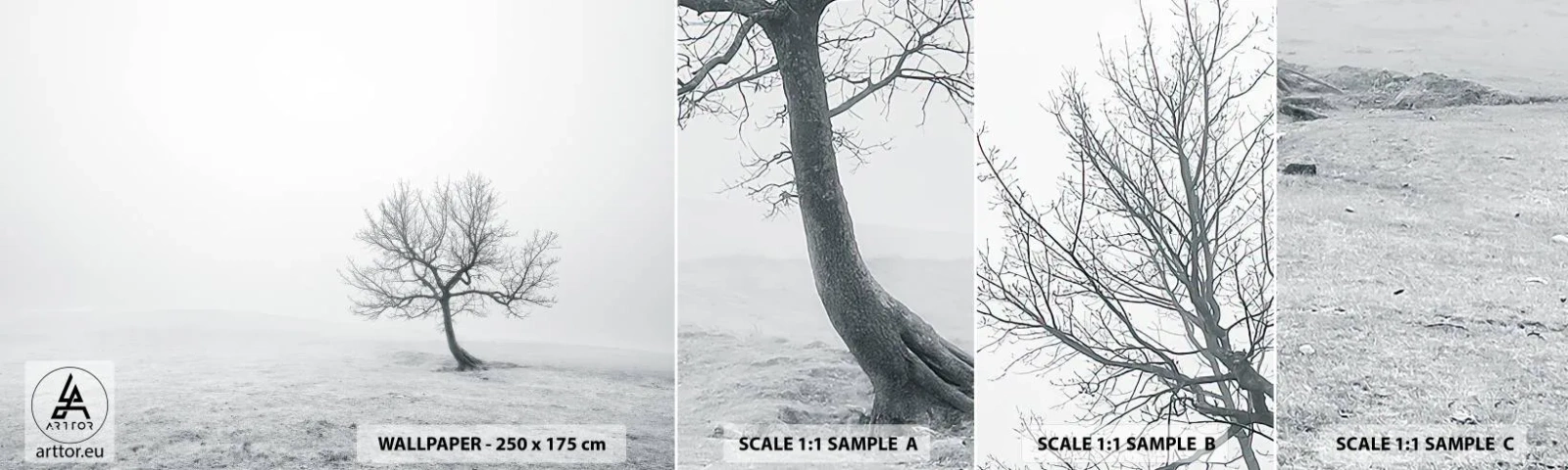 Vzor Fototapety Samolepicí Deluxe Sticker - Proti nicotě - Krajina, Strom, Příroda - 100x30 cm