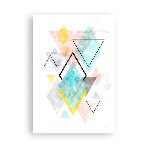 Plakát - Geometrická zábava - 70x100 cm