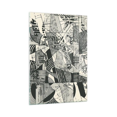 Obraz na skle - Dynamika současnosti - 50x70 cm