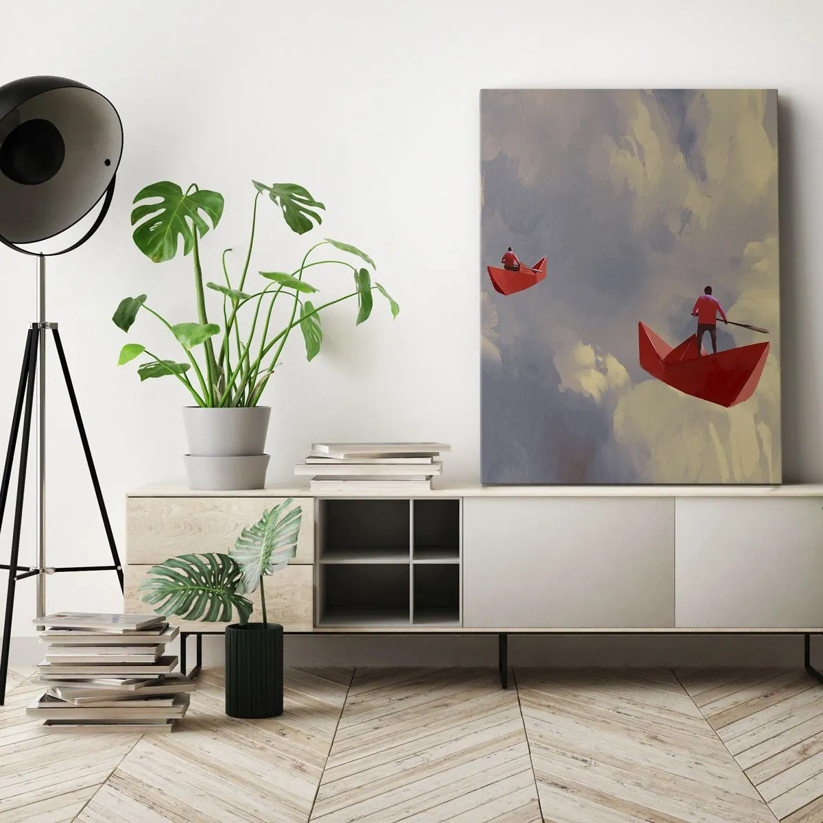 Obraz na plátně - Výprava snílků - 70x100 cm